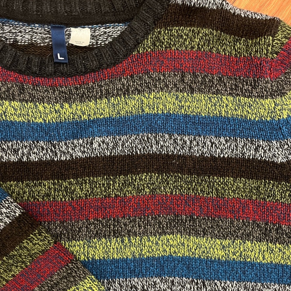 DIVIDED by h&m striped sweater. Men’s size Large